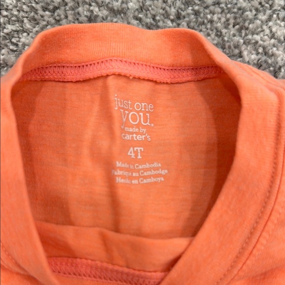 Carter's Orange Anchor tee and Blue Denim Shorts - Picture 4 of 4